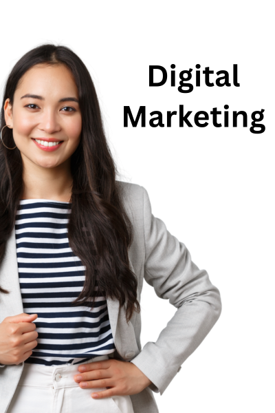 Indian woman entrepreneur using smartphone for digital marketing